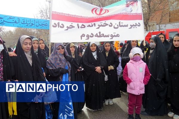 راهپیمایی باشکوه ۲۲ بهمن ماه شهرستان بجنورد 