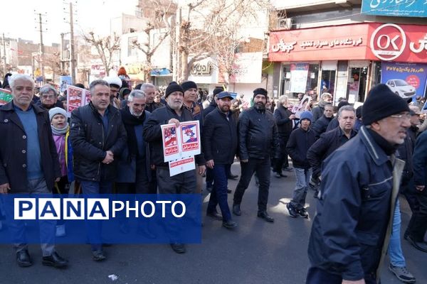 حضور پرشور و باشکوه مردم محمدشهر در راهپیمایی ۲۲بهمن