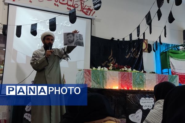 مراسم وداع با شهید گمنام در دبیرستان شهید هاشمی نژاد نیشابور