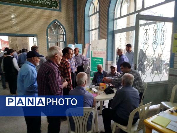 مراسم ویژه اولین سالگرد شهدای خدمت در شهرستان فلاورجان