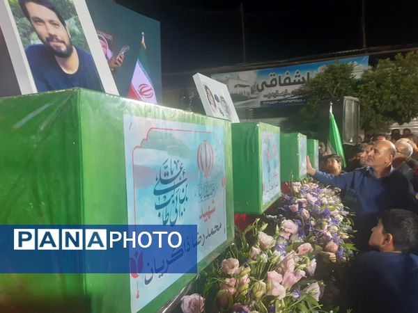 وداع پرشور با شهید ذاکریان در بابل
