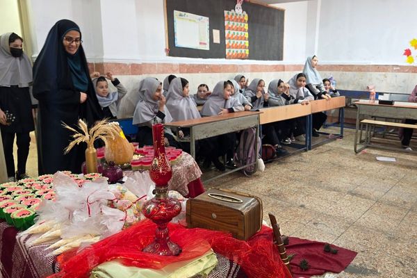 یلدا؛ پیوند شادی و فرهنگ در دبستان شهید آقچه‌لو 