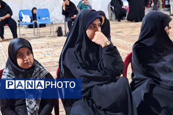 عزاداری سالار شهیدان شب سوم محرم در دبیرستان شهید دستغیب ناحیه۳ شیراز 