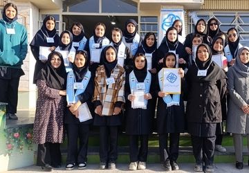 افتتاحیه سفیران سلامت دانش آموزان در دبیرستان مهر نیشابور