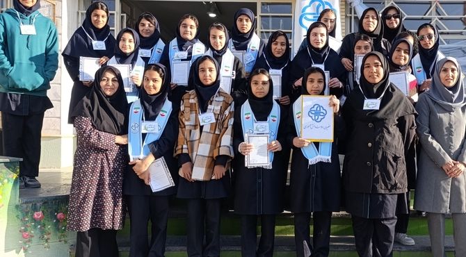 افتتاحیه سفیران سلامت دانش آموزان در دبیرستان مهر نیشابور