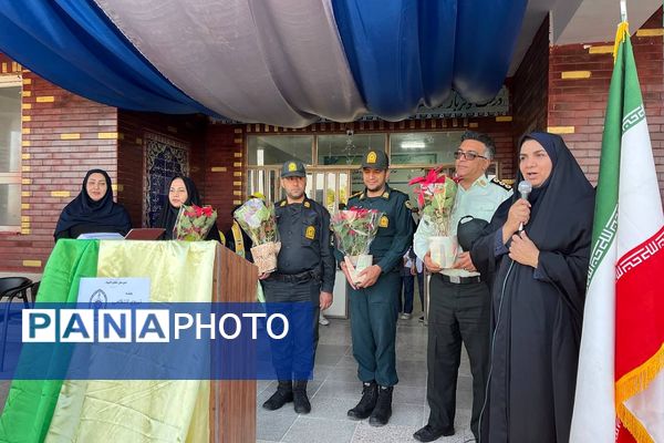 بزرگداشت هفته فراجا در مدارس دخترانه مهران، ملوک زندی و خاتم‌الانبیاء