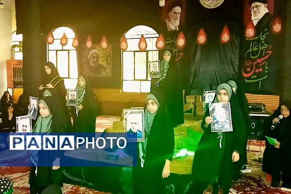 برگزاری مراسم شهادت دردانه حضرت اباعبدالله الحسین در شهرستان فیروزکوه