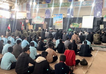 حضور پرشور دانش آموزان مدارس خاتم در رزمایش اقتدار بسیجیان 