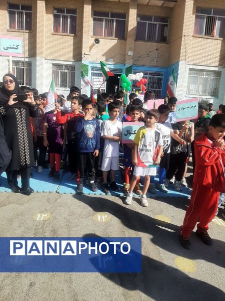 شور و نشاط دانشآموزان در المپیاد ورزشی مدرسه شهید عزیزی اسدآباد