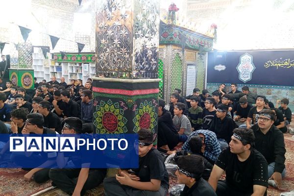 برگزاری سوگواری احلی من العسل با اجتماع بیش از ۳۰۰ دانش آموز ملاردی در آستان مقدس امامزاده ابراهیم (ع)