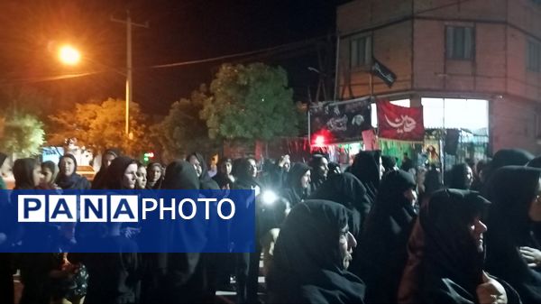 مراسم شام غریبان در شهر تیتکانلو
