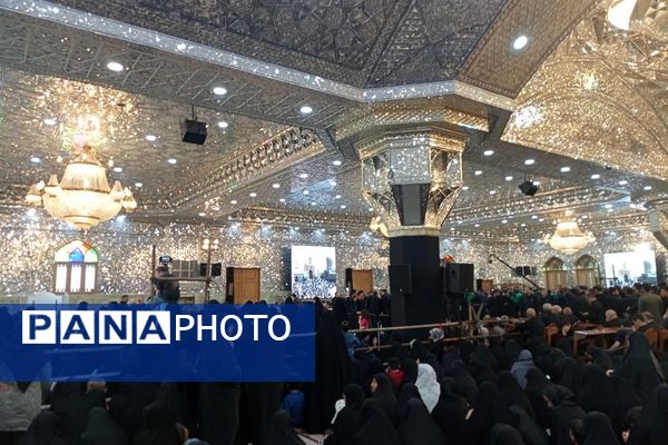 مراسم تدفین پیکر دیپلمات شهید حسین امیر عبداللهیان در حرم شاه عبدالعظیم حسنی