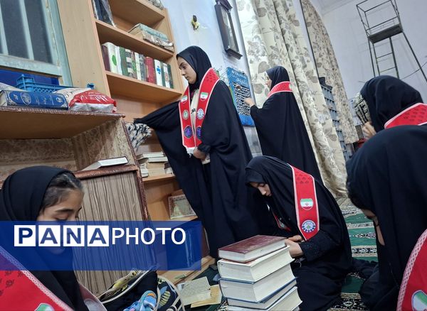مراسم اعتکاف دانش آموزی آموزشگاه مریم سنگان شهرستان رشتخوار