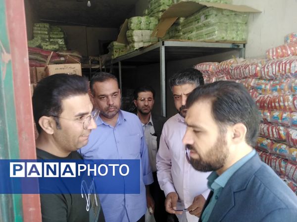بازدید و نظارت بر بازار با حضور فرماندار و رئیس اداره صمت شهرستان کاشمر