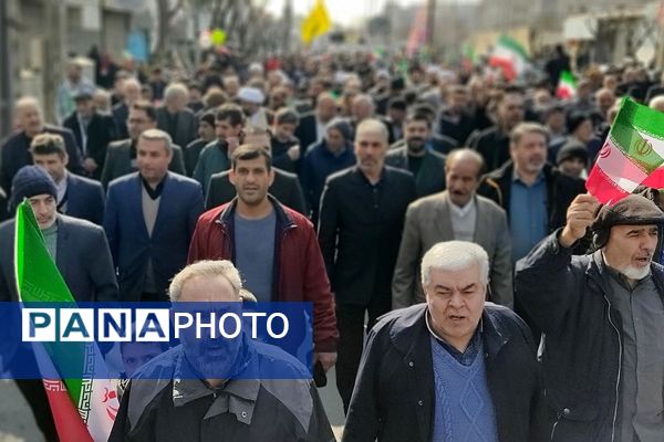 راهپیمایی ۲۲بهمن در کهریزک و باقرشهر