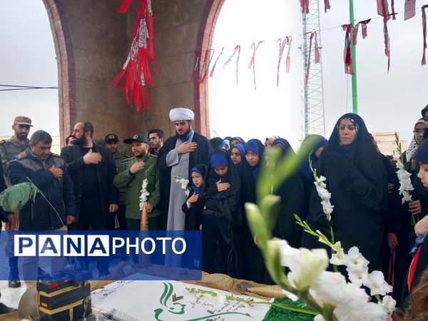 تجدید میثاق مردم صفادشت با شهدای گمنام
