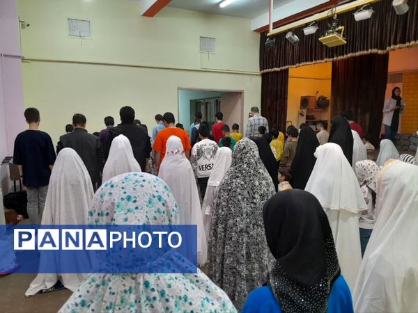 ضیافت افطار در کانون پرورشی و فکری کودکان و نوجوانان کاشمر