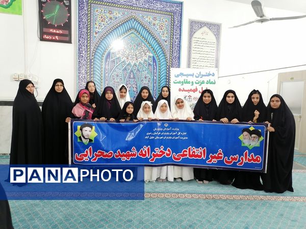 نماز جمعه در مسجد جامع شهرستان خلیل‌آباد