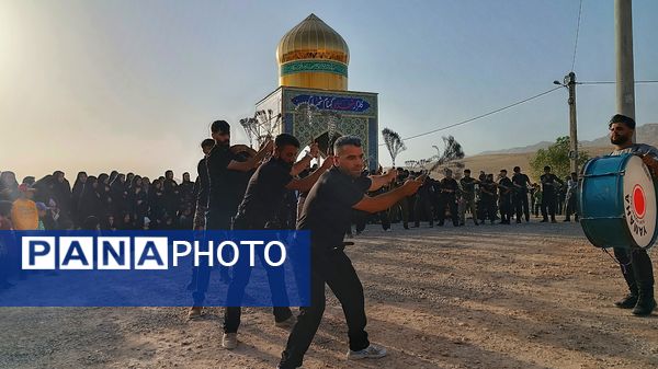 مراسم تاسوعای حسینی در شهرستان مارگون 