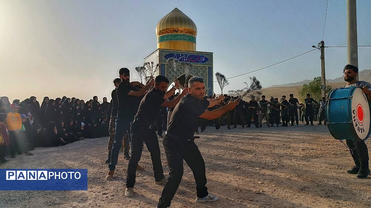 مراسم تاسوعای حسینی در شهرستان مارگون