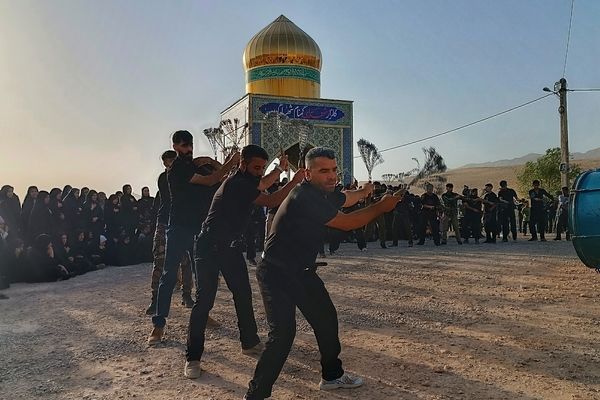 مراسم تاسوعای حسینی در شهرستان مارگون 