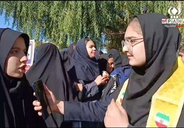 روایت حضور دانش‌آموزی از هشترود 