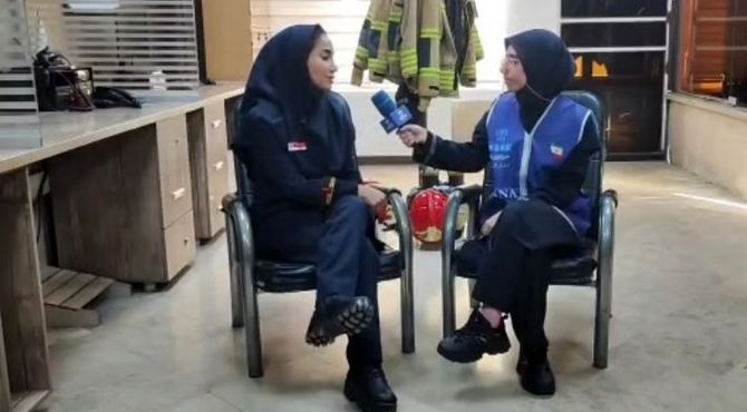 بانوان قهرمان با عشق، در دل آتش می‌دوند