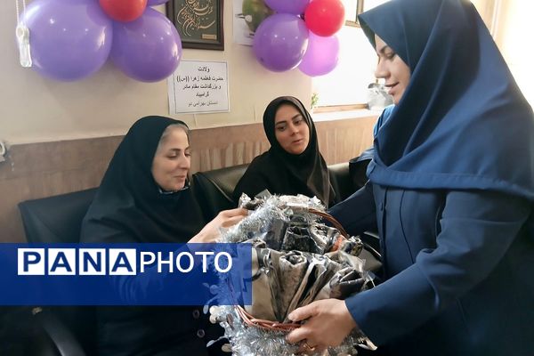 جشن میلاد حضرت فاطمه زهرا (س) در مدارس کهریزک 