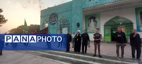 برگزاری مراسم تشییع نمادین پیکر امام رضا(ع)در امامزاده سید محمد(ع) کاشمر