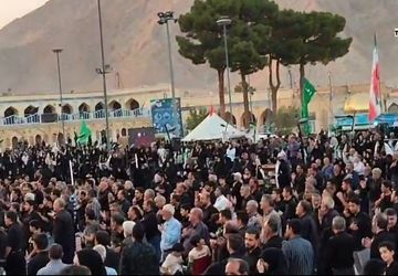 برگزاری مراسم جاماندگان اربعین حسینی شهرضا با حضور پرشور عزاداران و شعار «انا علی العهد» 