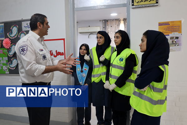 پناه‌گیری، خروج، نجات؛ مانور زلزله در خوزستان