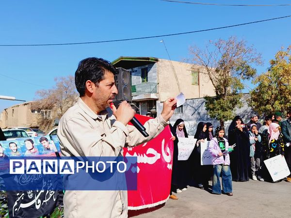 دانش‌آموزان جوکار، مقتدرانه میثاق ایستادگی را امضا کردند