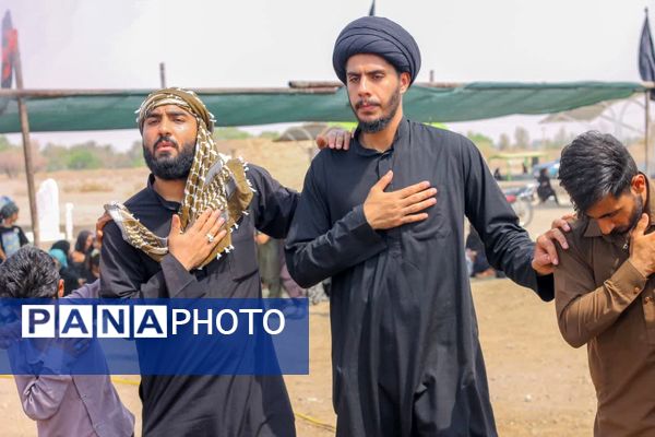 مراسم عاشورای حسینی در شهرستان قلعه‌گنج