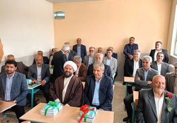 لبخند شادی بر لب‌های دانش آموزان فدافن؛ مدرسه جدید میزبان آنان خواهد بود