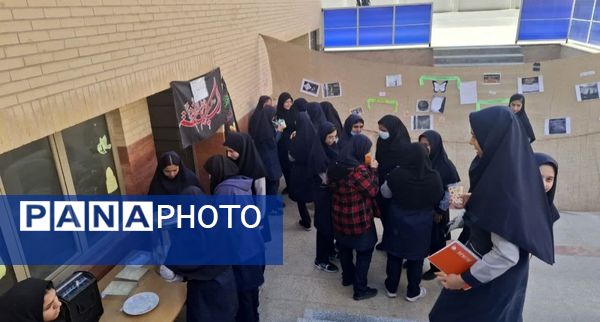ایام فاطمیه و فضایی با نور و معنویت در دبیرستان نمونه محبوبی 