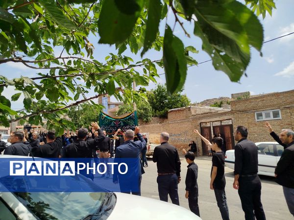 هیات عزاداری شهرستان هوراند در روز تاسوعا
