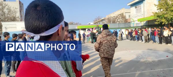 مدرسه فرزانگان شهرستان شیروان، میزبان شهدای گمنام