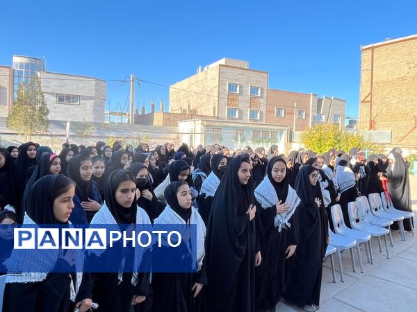  عزاداری به مناسبت دهه فاطمیه در مدرسه شهید محمدی پور خلیل آباد 