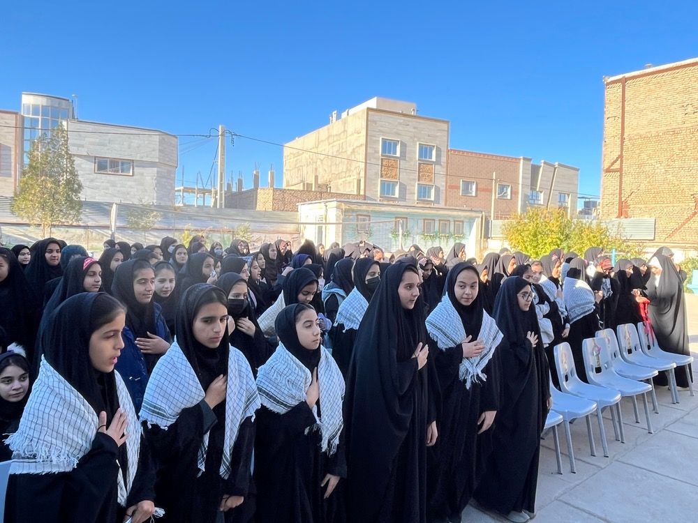  عزاداری به مناسبت دهه فاطمیه در مدرسه شهید محمدی پور خلیل آباد 