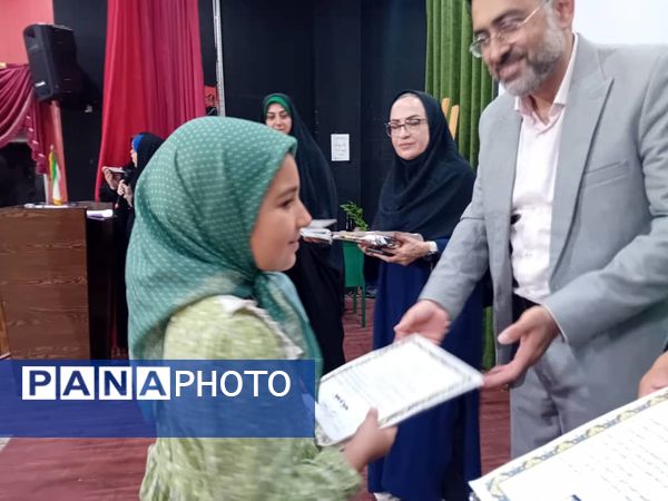 آیین اختتامیه طرح اوقات فراغت و جشن بیعت در کانون فرهنگی تربیتی رضوان محمودآباد