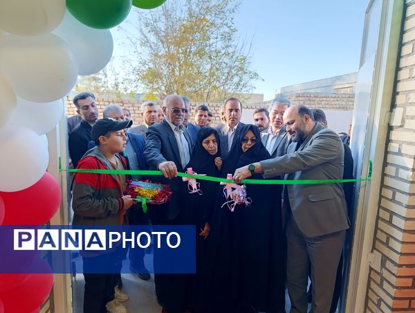 افتتاح سالن ورزشی زنده یاد حاج محمدرضا خان طاهریان در خلیل آباد 