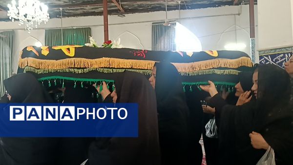 برگزاری مراسم تشییع نمادین پیکر حضرت فاطمه(س)در امامزاده سید محمد(ع)کاشمر