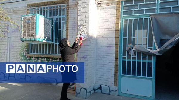 گرامیداشت روز بسیج دانش آموزی و عزاداری حضرت فاطمه(س) در خلیل آباد