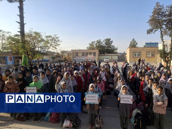 مراسم صبحگاه در شهرستان کاشمر