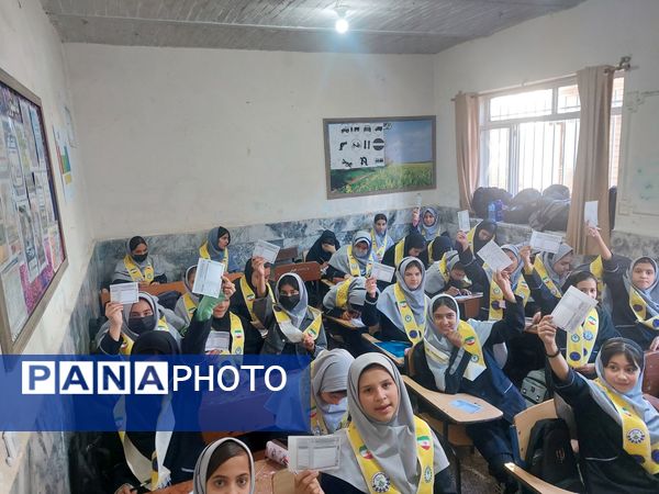 انتخابات شورای دانش آموزی در مدرسه علی اصغر دانشور یک