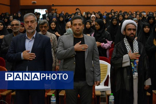 بدرقه دانش‌آموزان بهارستانی به راهیان‌نور