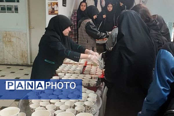 نوای فاطمی در مدارس پیشوا طنین‌انداز شد