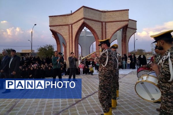 افتتاحیه المان شهدای گمنام شهر کندر