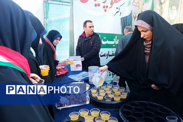 اختتامیه دومین پویش دانش‌آموزی «مقاومت، آغاز نصرالله» در کرمانشاه 