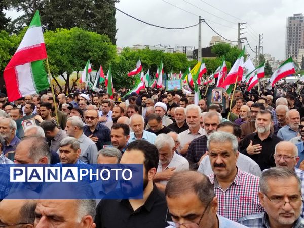 تشییع شهدای جنایت صهیونیست‌ها در بابل